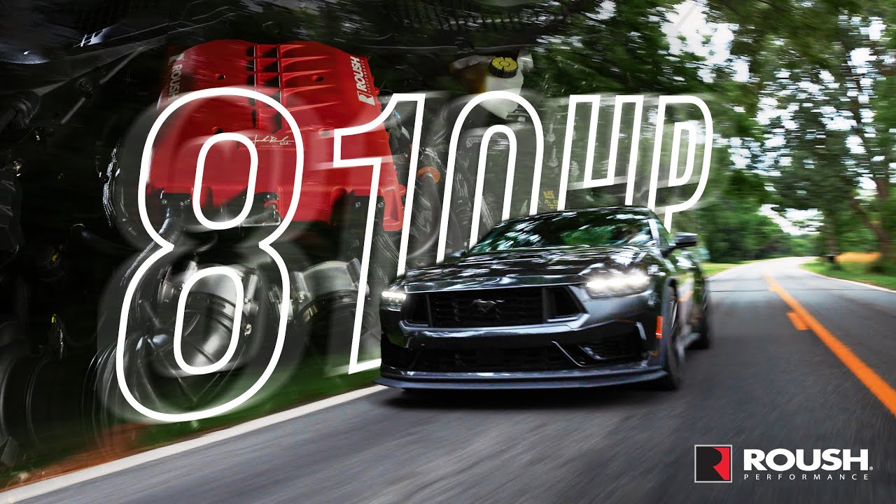 Introducing the All-New 810HP Roush 2024 Mustang Supercharger | Roush Performance