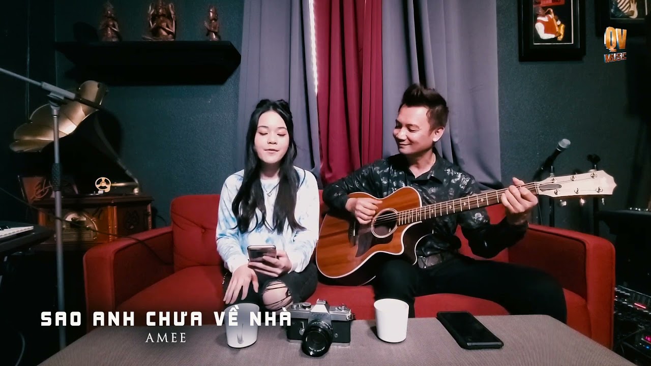 Cô Bé Dễ Thương 15 Tuổi Hát Acoustic Bài Sao Anh Chưa Về Nhà Với Bố Nuôi Quá Hay!
