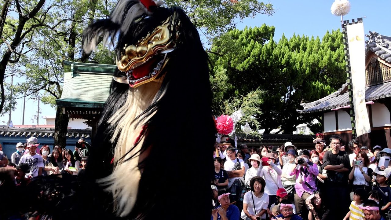 東山 灘のけんか祭り宵宮 獅子舞奉納2024
