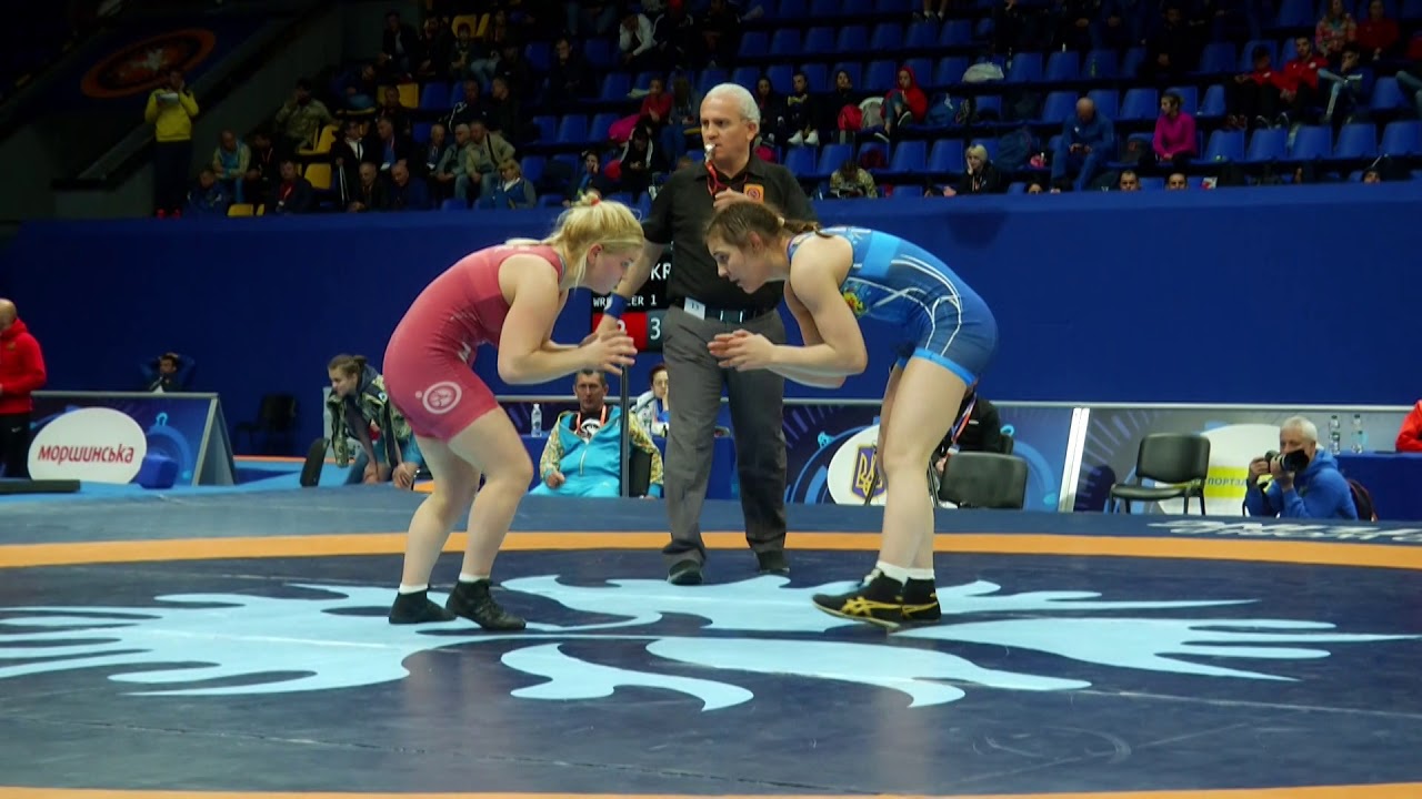 Round 3  WW  59 kg ANASTASIIA OSTAPUK (UKR) - OLENA KREMZER (UKR)