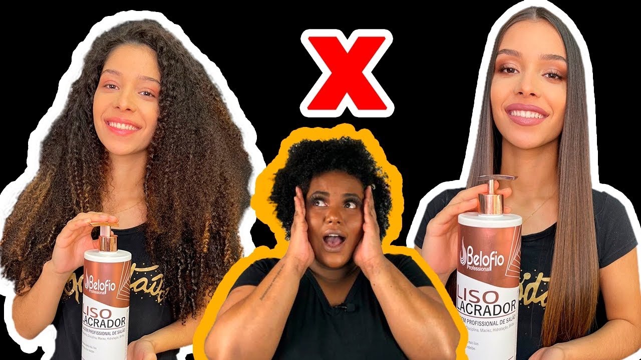 COMO ALISAR UM CABELO MUITO CACHEADO GROSSO E VOLUMOSO? [Resenha Selagem Liso Lacrador da Belofio]
