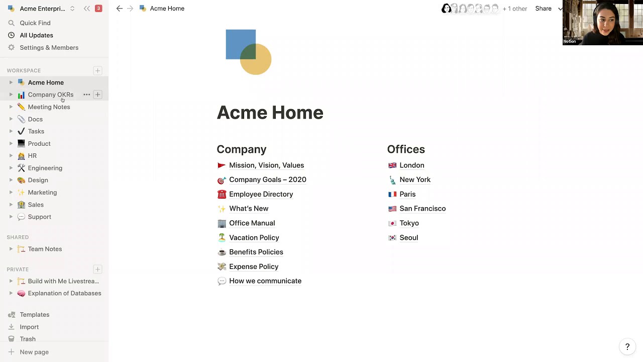 Build with me: Notion's project management starter kit