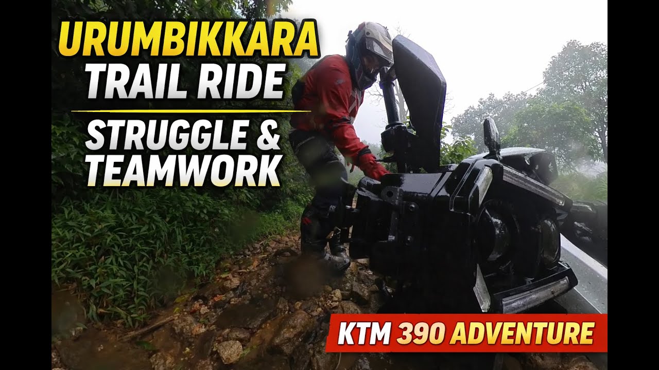 Urumbikkara Trail Ride | KTM 390 Adventure | Struggle, Teamwork & Earned Views ##urumbikkaraoffroad