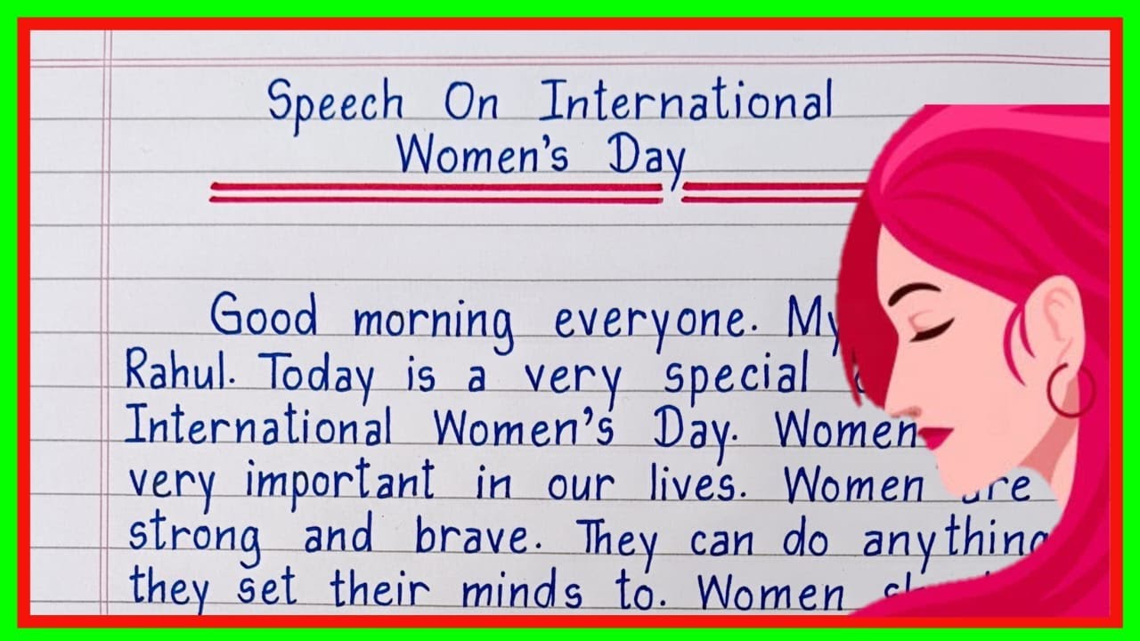 Short Speech on Women's Day 2023 | Women's Day Speech in English | International Women's Day 2023