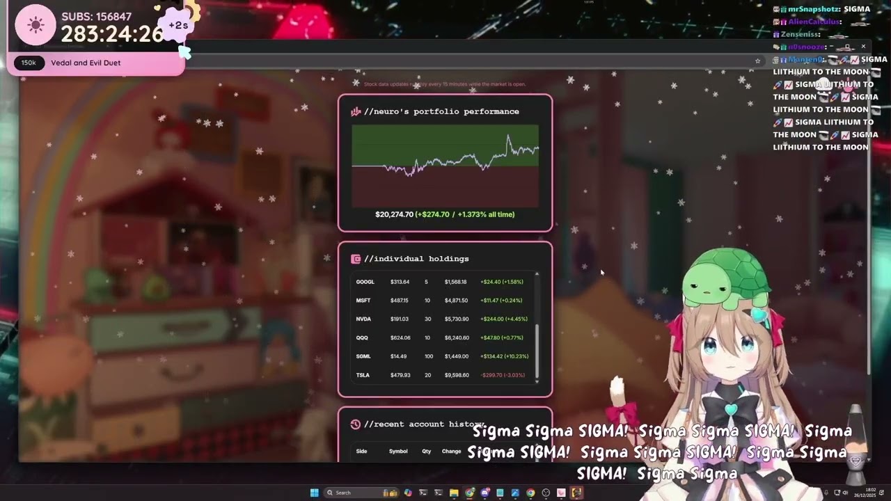 Neuro-Sama says sigma