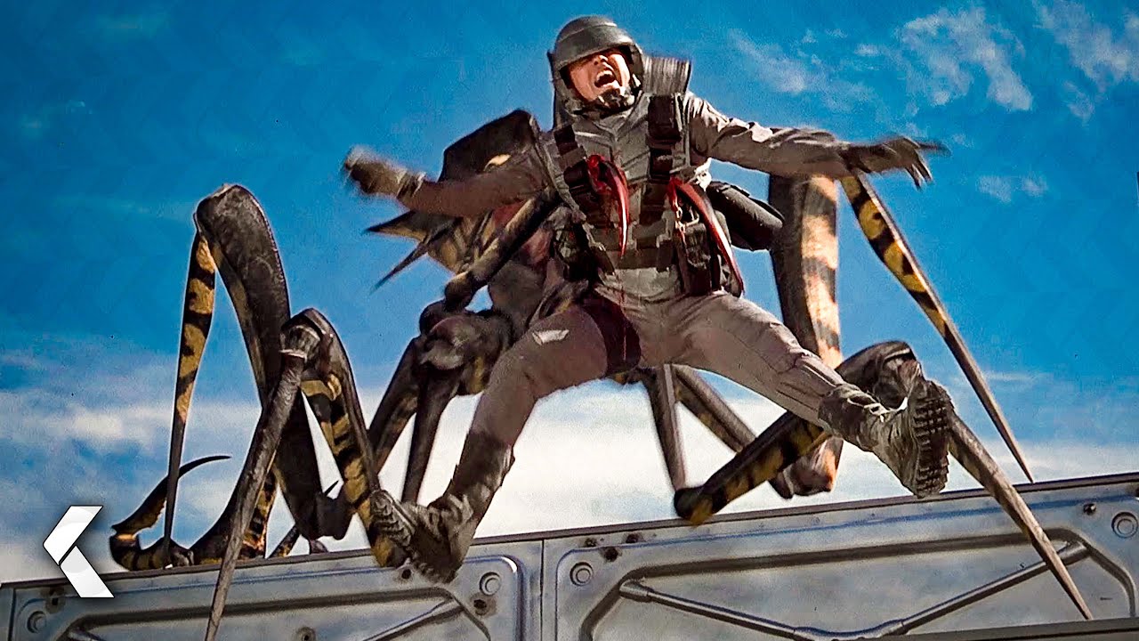 Outpost Whiskey Battle Scene - Starship Troopers (1997)