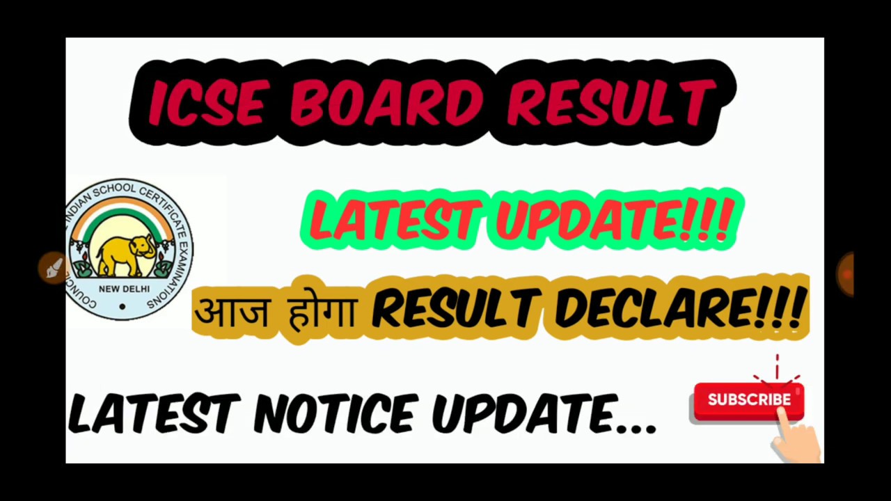 ICSE RESULT 2019 LATEST UPDATE GO TO WORK 365
