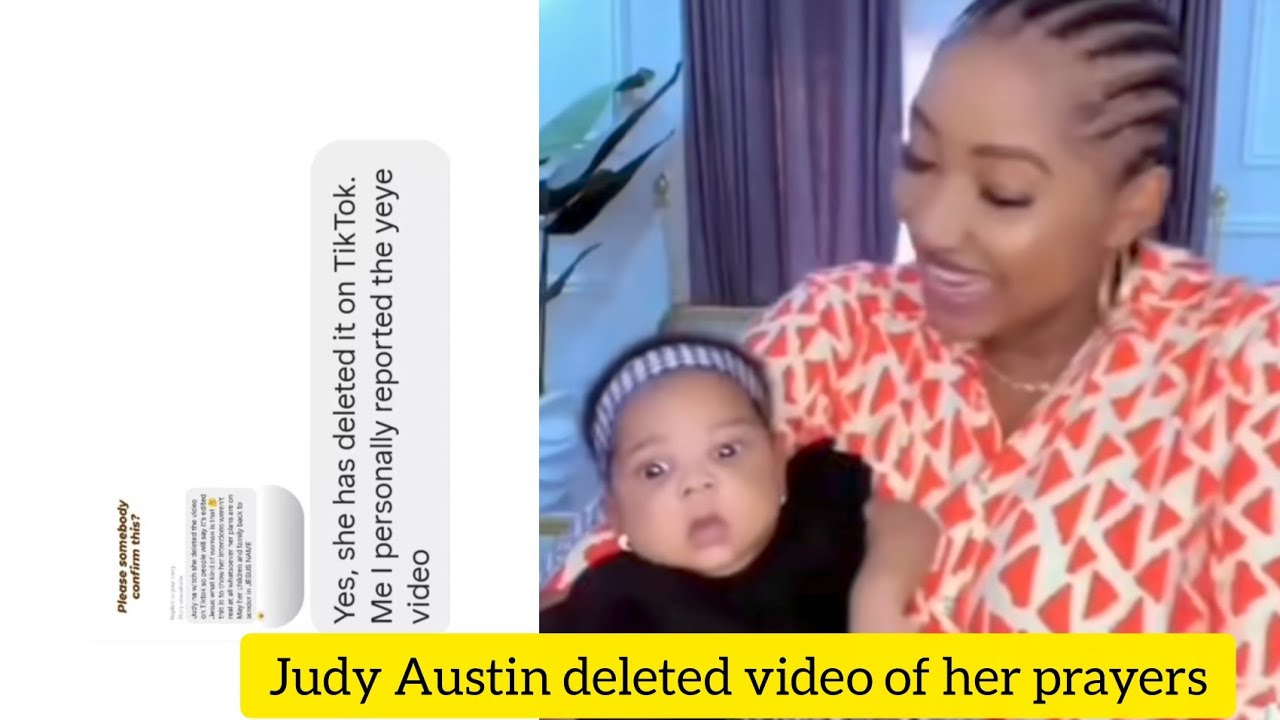 Judy Austin shamefully deletes video of her praying for May's children from her tittok page,
