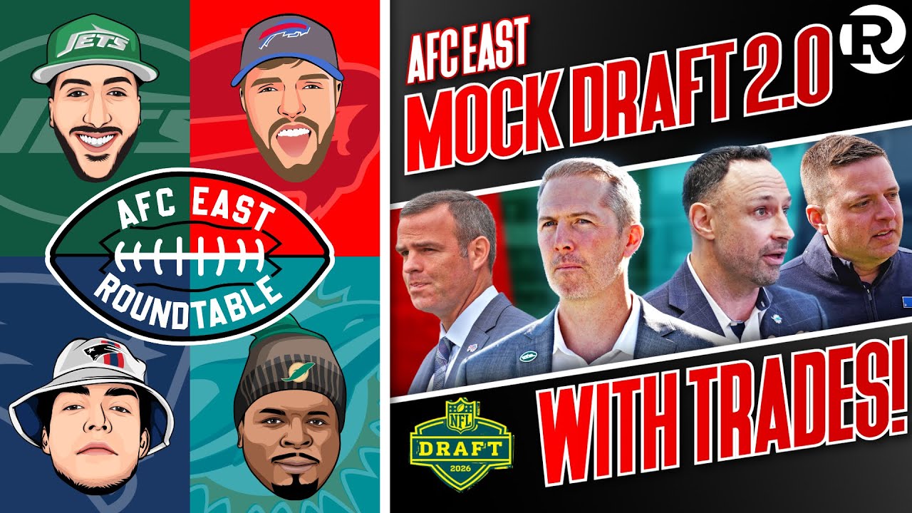 🚨 AFC East Mock Draft Gets WILD&hellip; Jets, Bills, Dolphins & Patriots Picks REVEALED