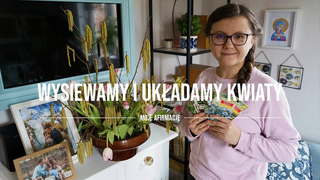 Vlog 24 I Pierwsze wysiewy nietypowych roślinek, stroik wiosenny w ikebanie, zupa tom kha