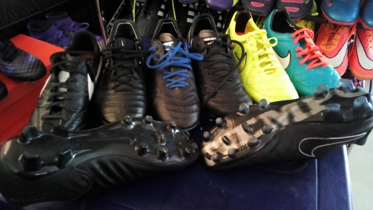 Nike Tiempo legend 5, 6, 7 y Premier. Comparativo