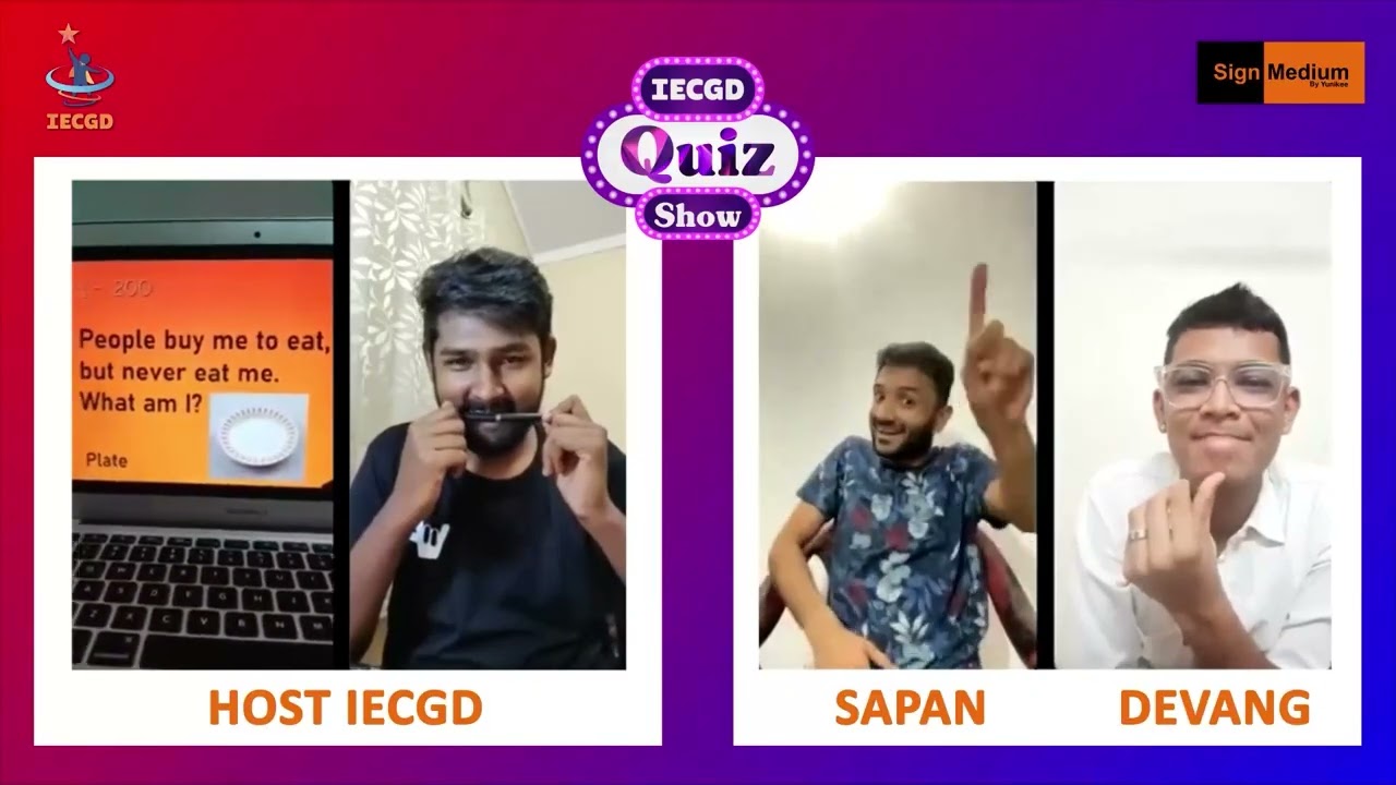 IECGD & Yunikee Collaboration 2023 | Live Sessions 6 With Deaf Adult - Education & Entertainment