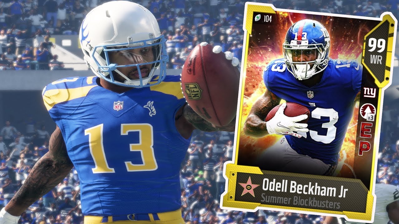 99 OVERALL ODELL BECKHAM JR | MADDEN 18 ULTIMATE TEAM GAMEPLAY EPISODE 85