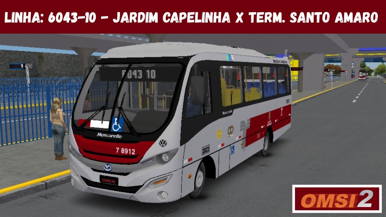 OMSI 2 | Mascarello Gran Micro S3 VW: 9.160 OD | Linha: 6043-10