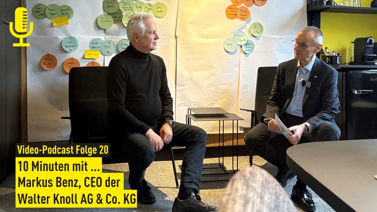 Folge 20: 10 Minuten mit Markus Benz, CEO der Walter Knoll AG & Co. KG