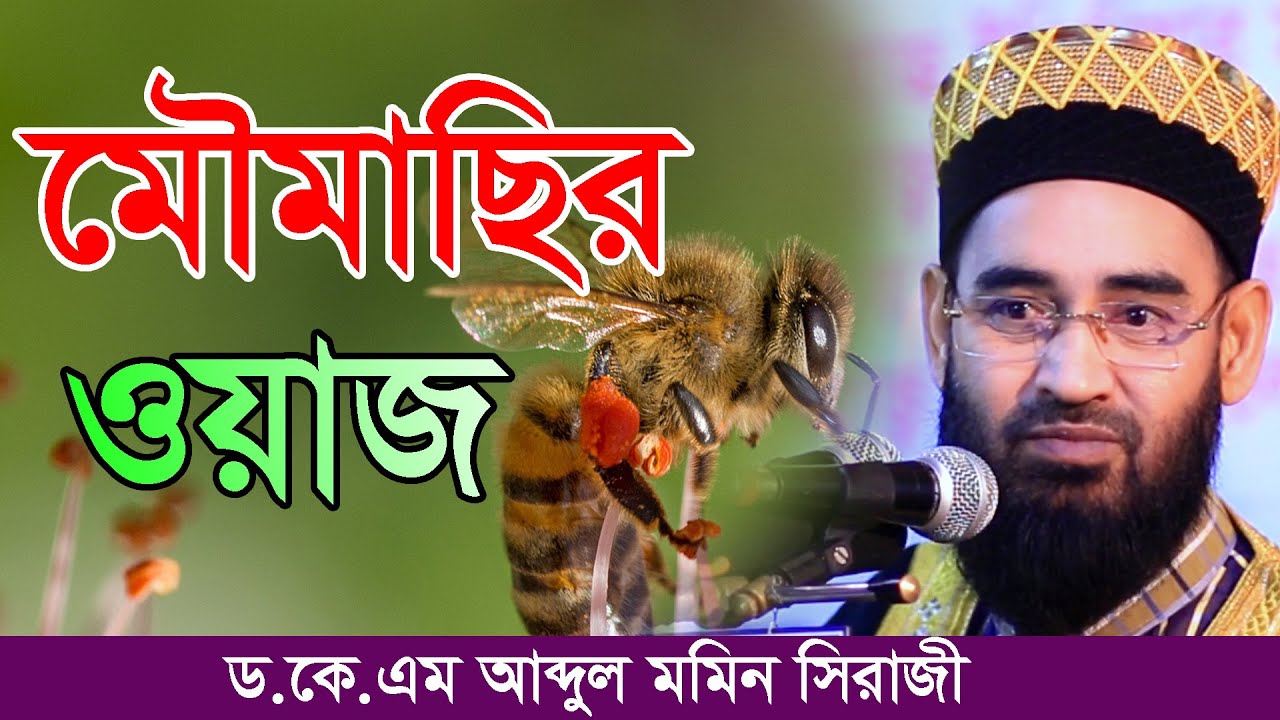 মৌমাছির ওয়াজ ড.কে.এম আব্দুল মমিন সিরাজী Dr. K.M.Abdul Momin Sirajy 01712037709