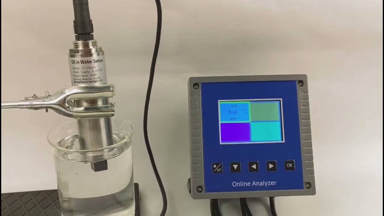 Desun Uniwill online oil in water sensor testing