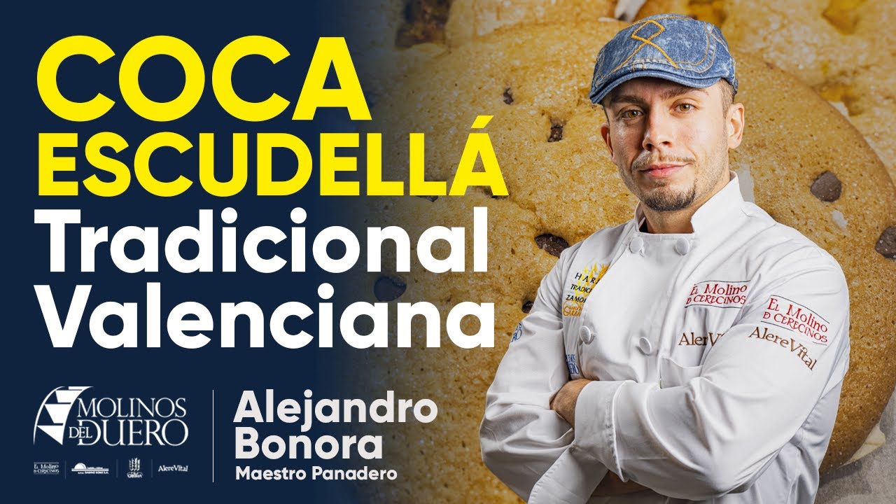 COCA ESCUDELLÁ🍪 Receta coca valenciana con Alejandro Bonora de La Tahona del Boni
