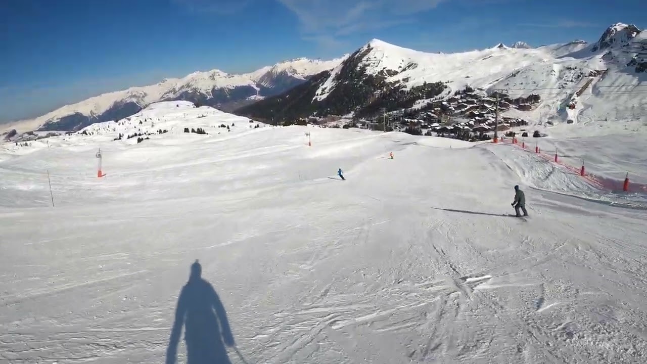 Piste  Blanchets and Ours  La Plagne/Paradiseski Bellecote Area
