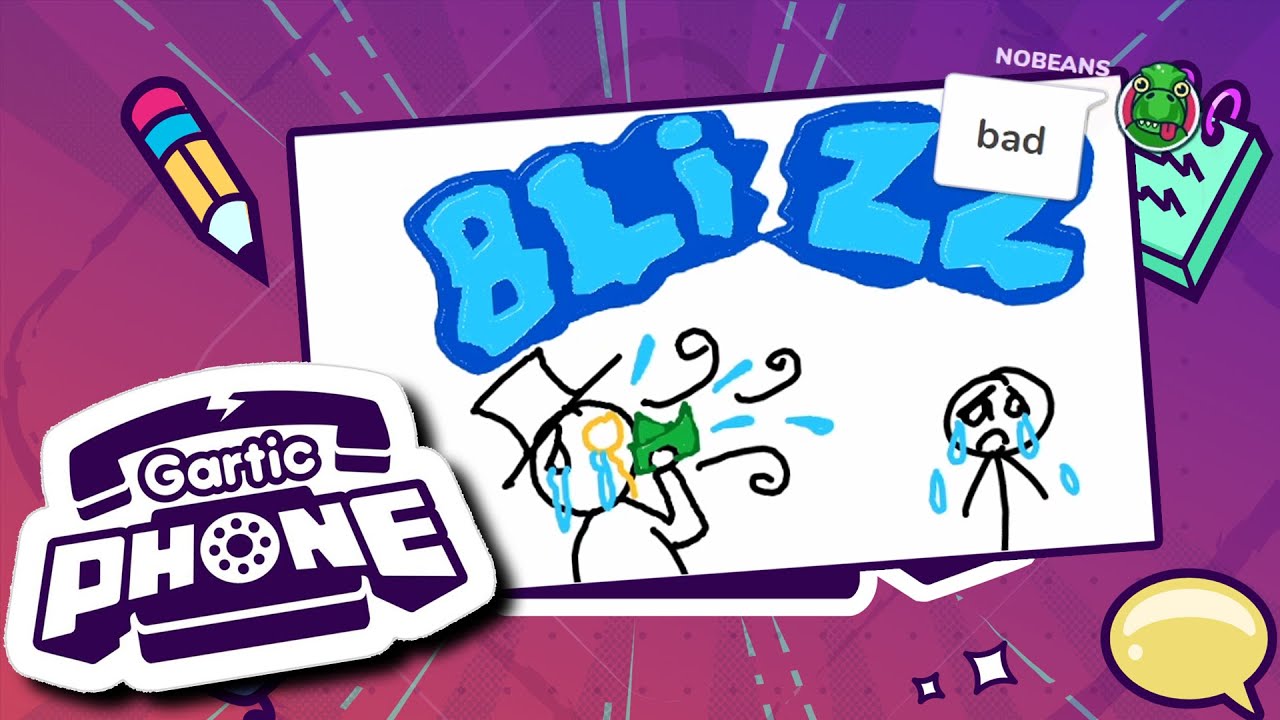 It's Hard To Draw With Tears In Your Eyes! | Gartic Phone