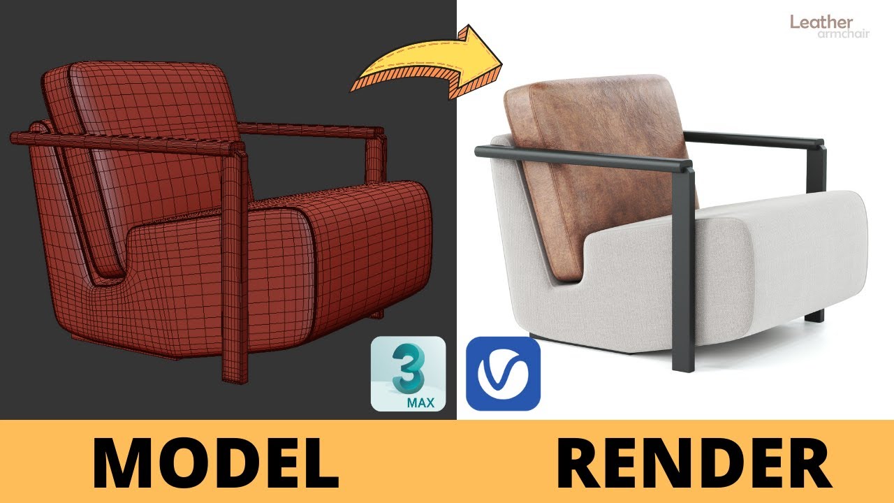 Kreslo modelini yasash I 3Ds Max, Vray