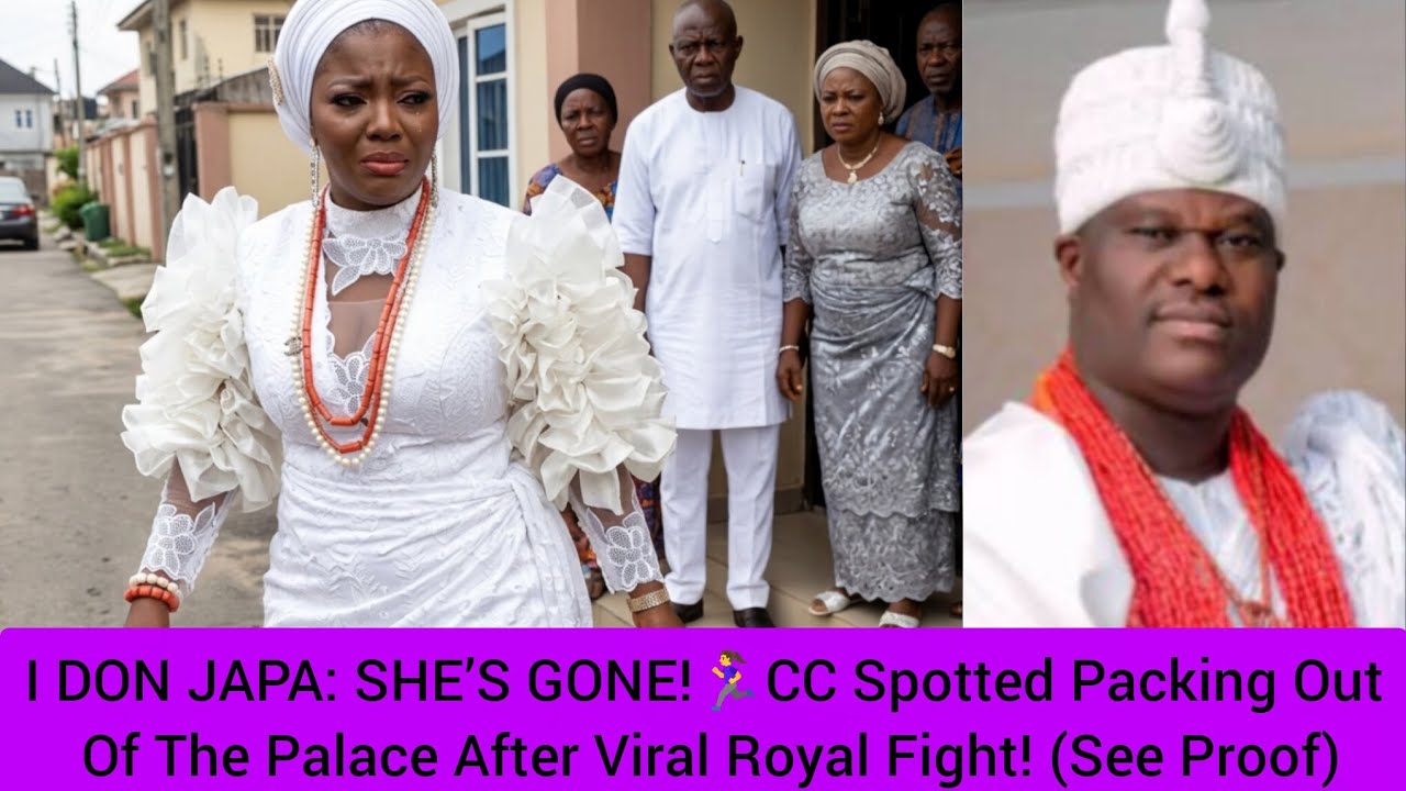 I DON JAPA: SHE&rsquo;S GONE!🏃&zwj;♀️CC Spotted Packing Out Of The Palace After Viral Royal Fight! (See Proof)