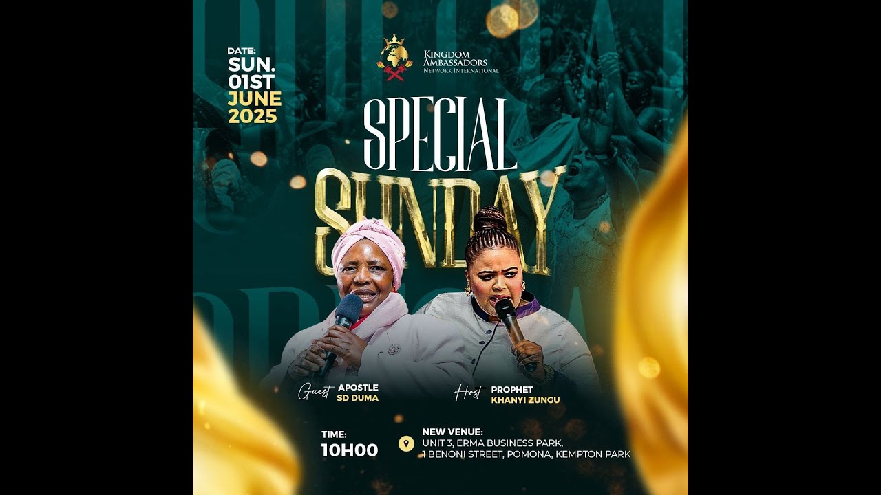Special Sunday Service with Apostle SD Duma