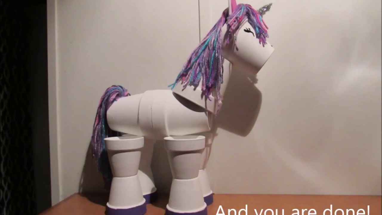 Clay Pot Unicorn DIY