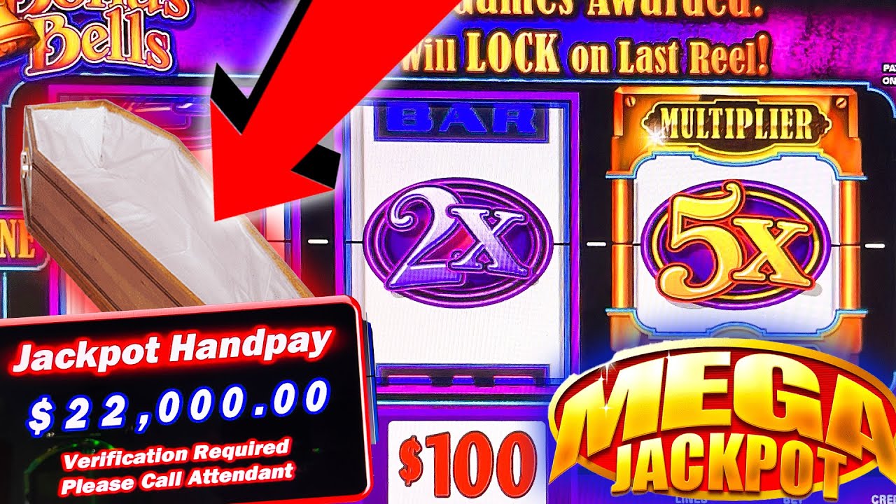 WOW! BIGGEST MEGA JACKPOT ★ PUT ME IN THE COUFFIN! ★ HIGH LIMIT SLOT MACHINE WINNER ON BONUS BELLS