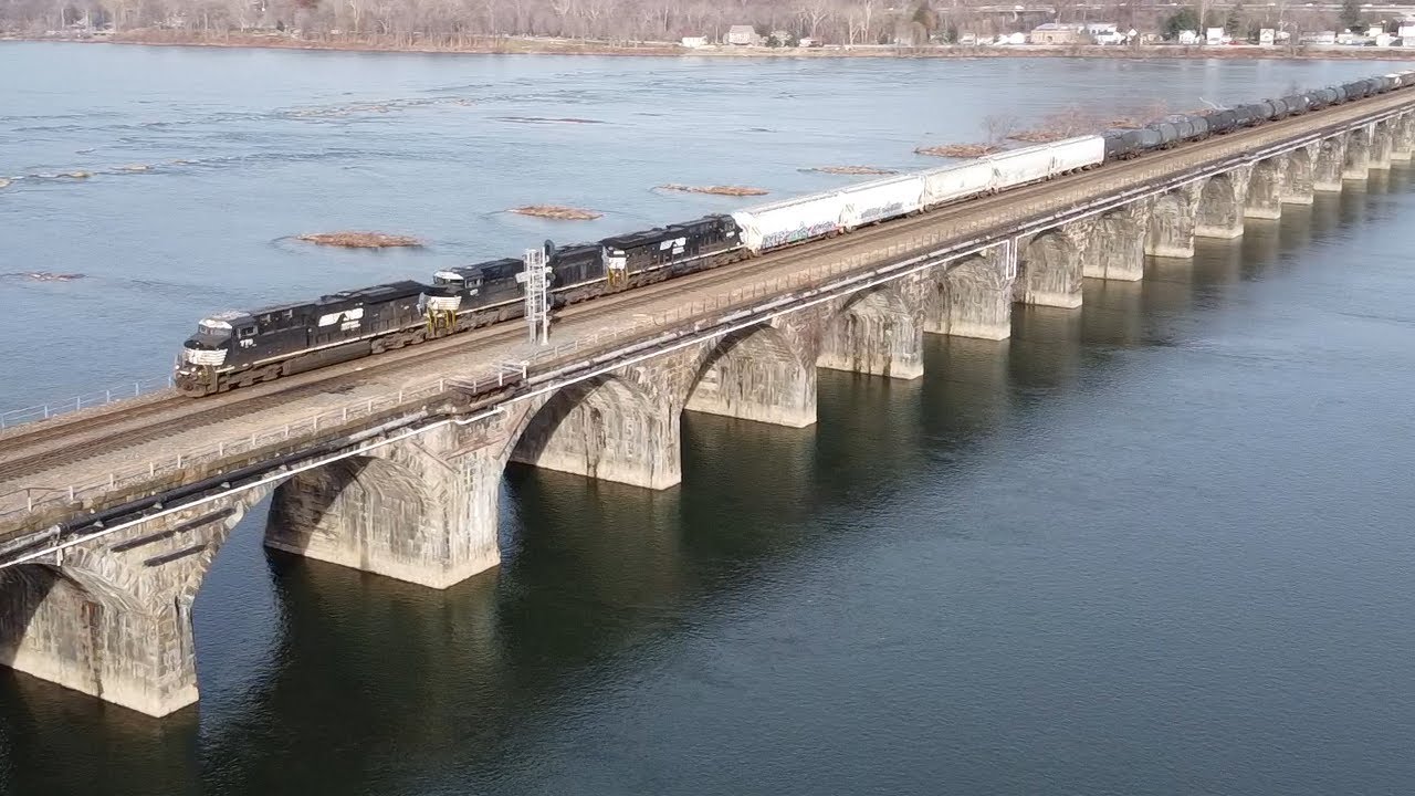 The Famous Rockville Bridge - Marysville, PA - 11/30/19