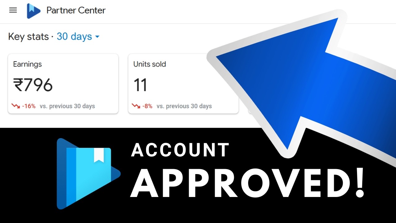 Google Play Book Partner Center Account Approved!