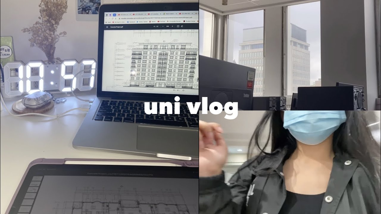 uni vlog 👩🏻‍💻 | productive days, studying at the library, unboxing gojo figure, etc.