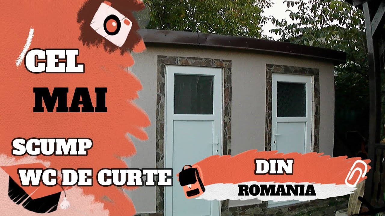Am terminat cel mai scump WC de curte din Romania!