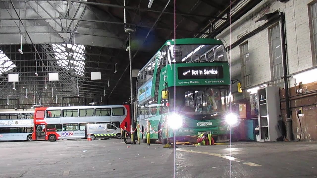 Buses at Nottingham Parliament Street & Manvers Street Depots