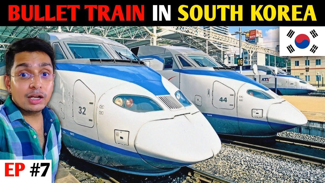 First Time in the Fastest Bullet Train of South Korea 🇰🇷