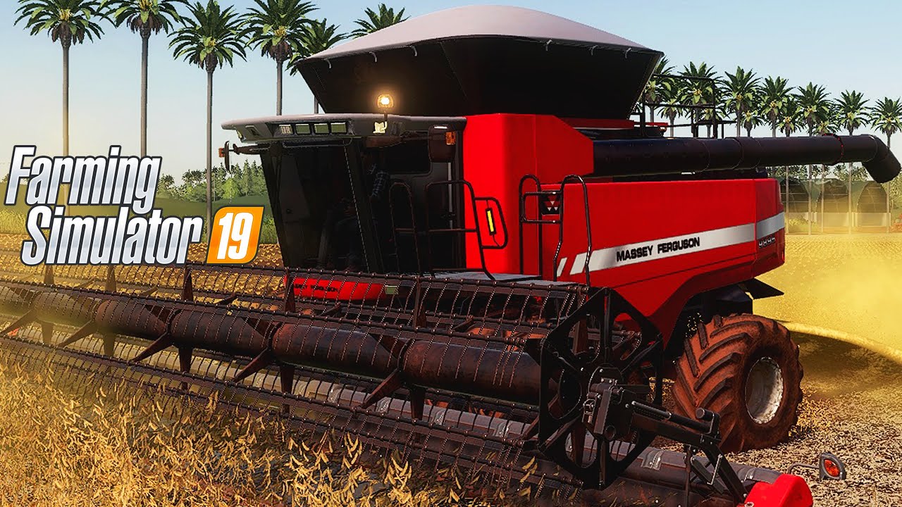 AMACIANDO A NOSSA NOVA MF 9895 NA COLHEITA DA SOJA | Farming Simulator 19 | Brasil Sul - Ep 22