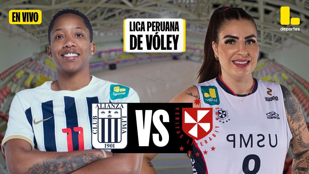 🟡 ALIANZA LIMA VS SAN MARTÍN 🏐 | LIGA PERUANA DE VÓLEY 2024/25 🇵🇪 - LATINA EN VIVO