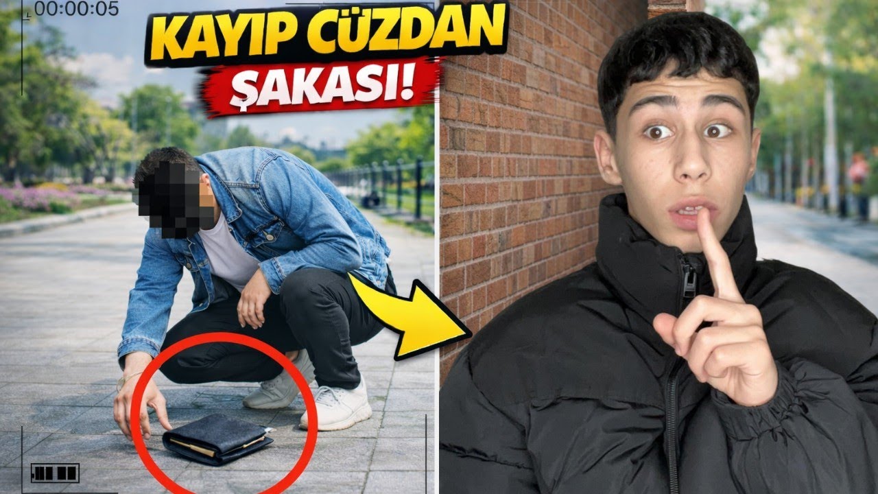 İÇİ PARA DOLU KAYIP CÜZDAN TESTİ!