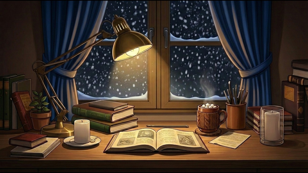 Winter Lofi Chillhop ❄️ Cozy Beats for Late-Night Study & Focus