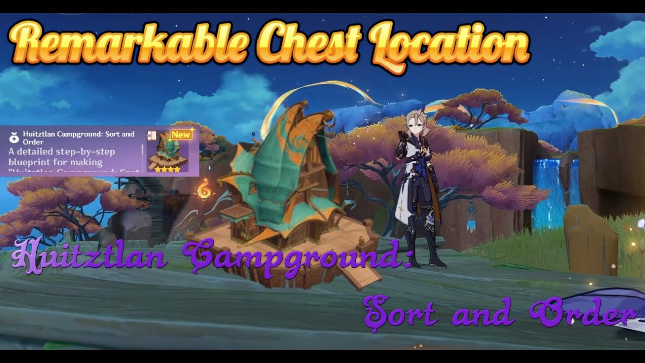 Huitztlan Campground: Sort and Order Blueprint Location