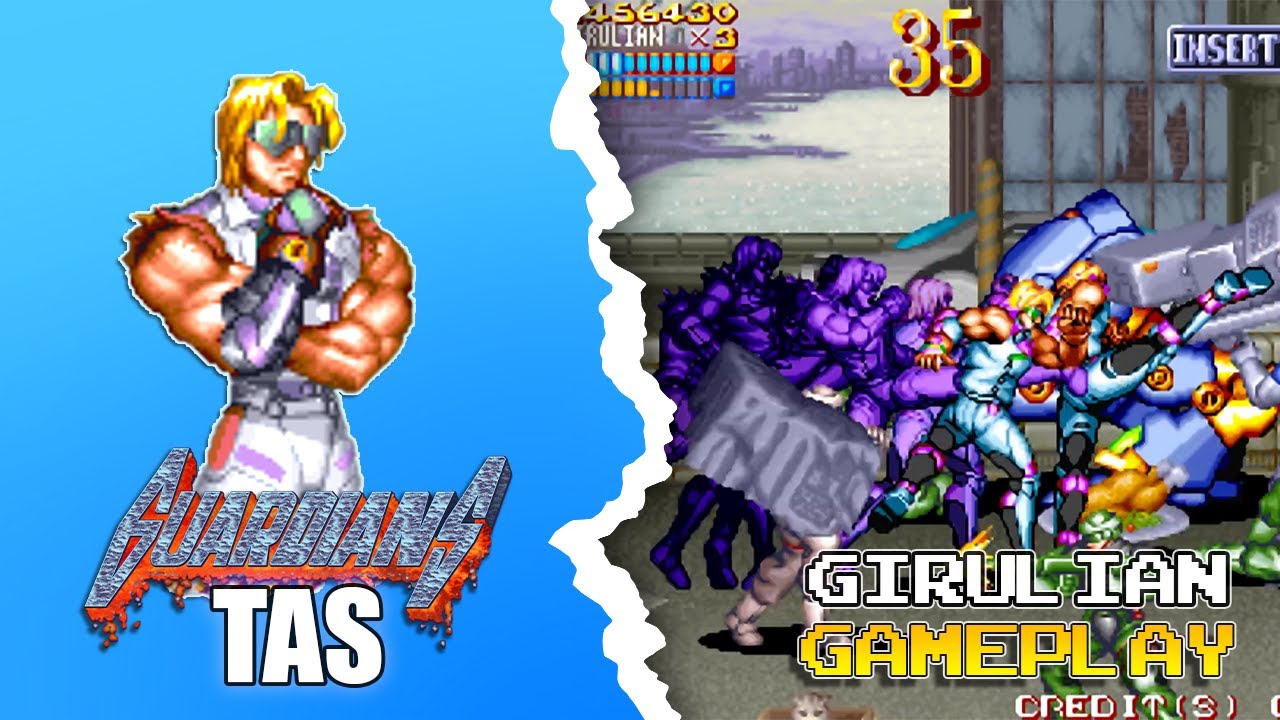 Guardians [ Denjin Makai II ] | Girulian Gameplay  [ TAS ]