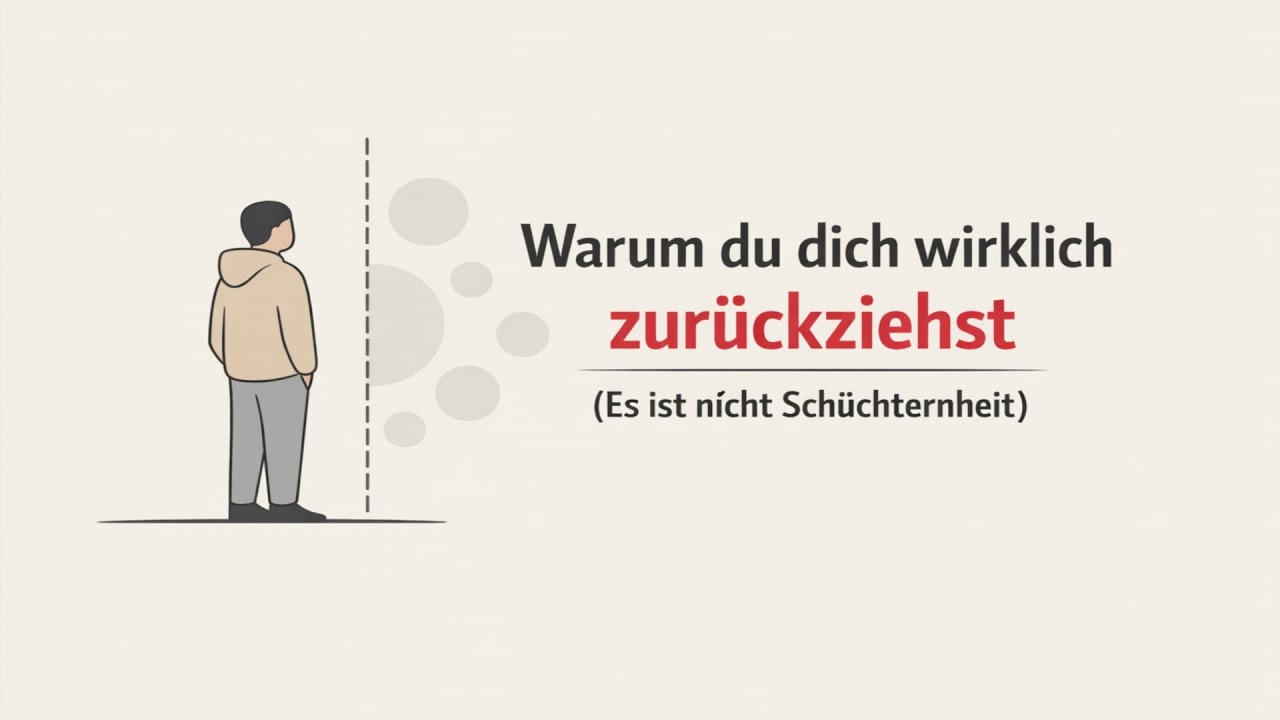 Warum du dich wirklich zurückziehst (Es ist nicht Schüchternheit)