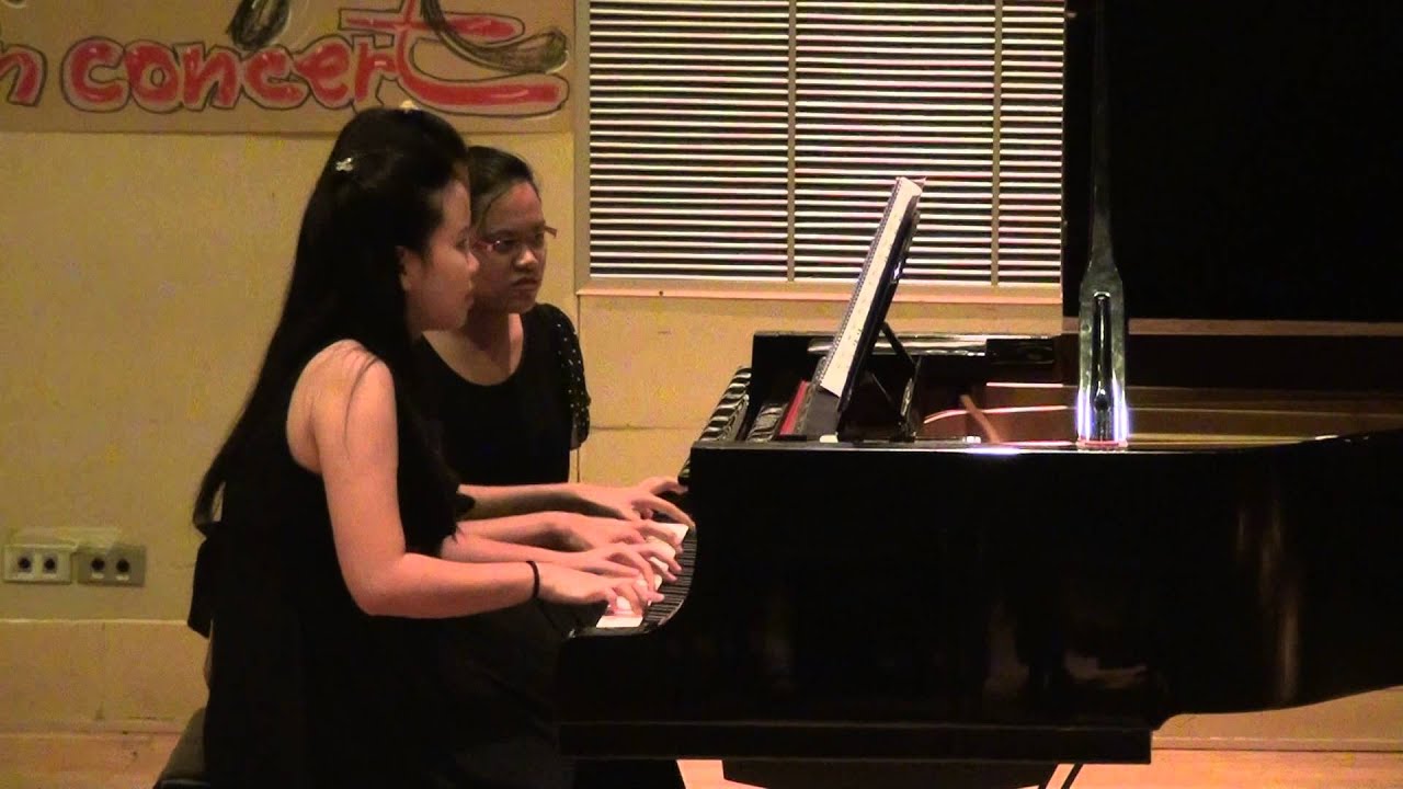 Pas Reduble Op.86 (Piano 4 hands) _ Saint Saens by Kwanchanok (Primo) and Chalasa (Secondo)