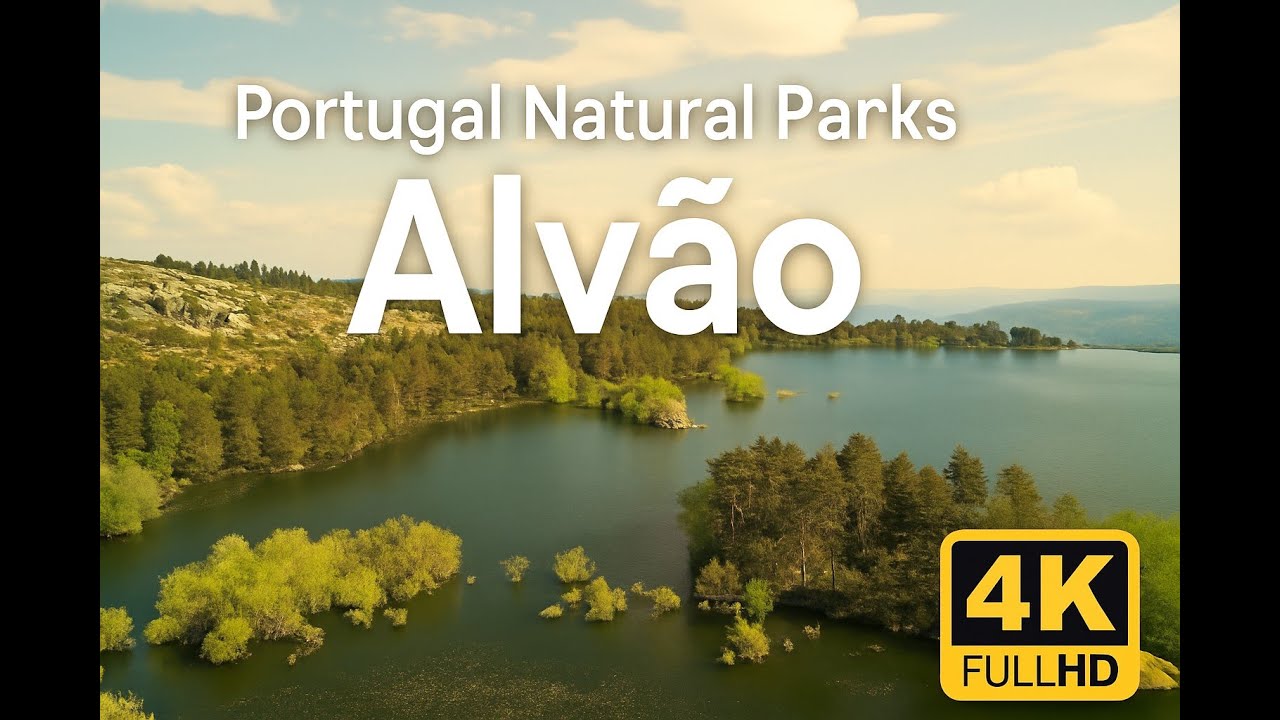 Parque Natural do Alv&atilde;o 4K  | Tranquilidade em Portugal | Peaceful Aerial Nature Video