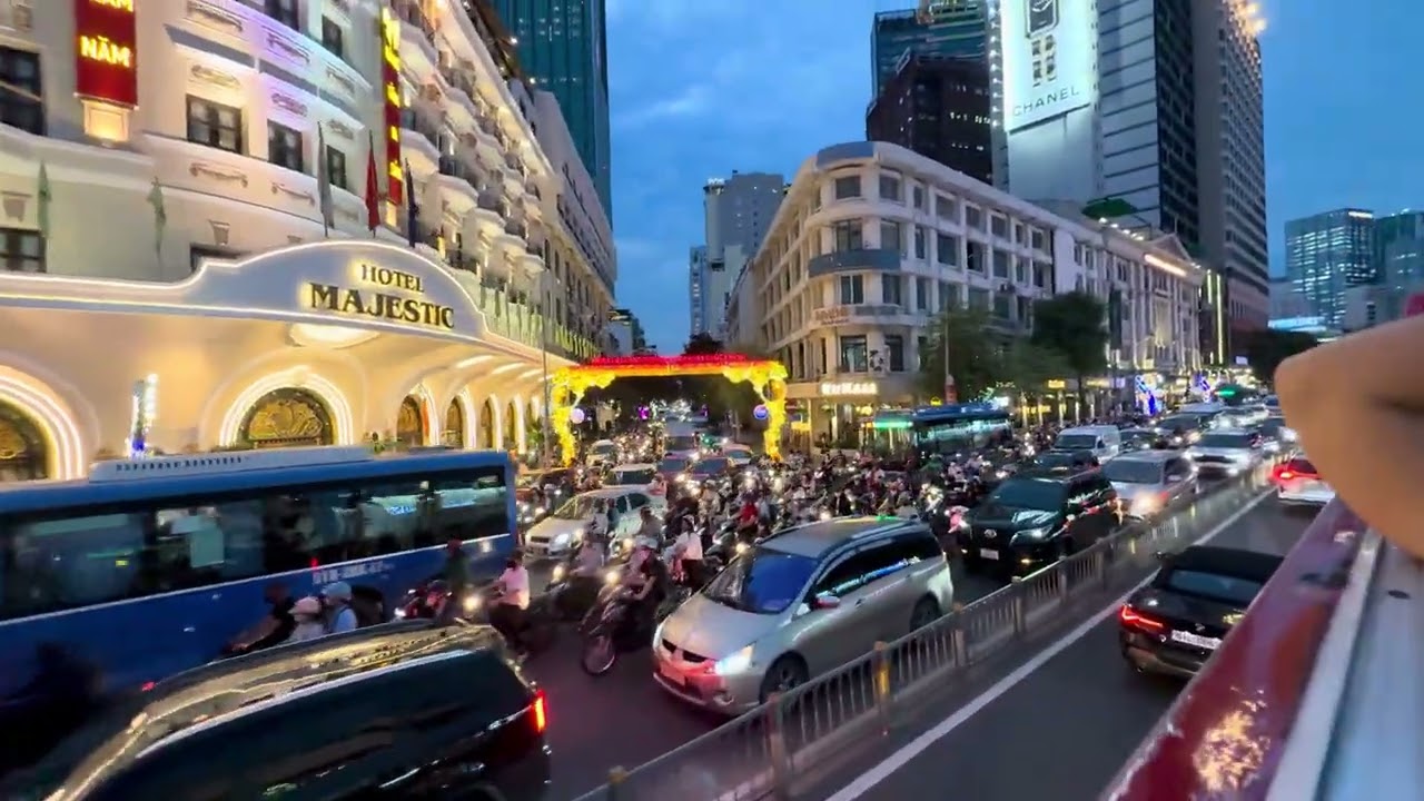 City Bus in Ho Chi Minh, Vietnam.
