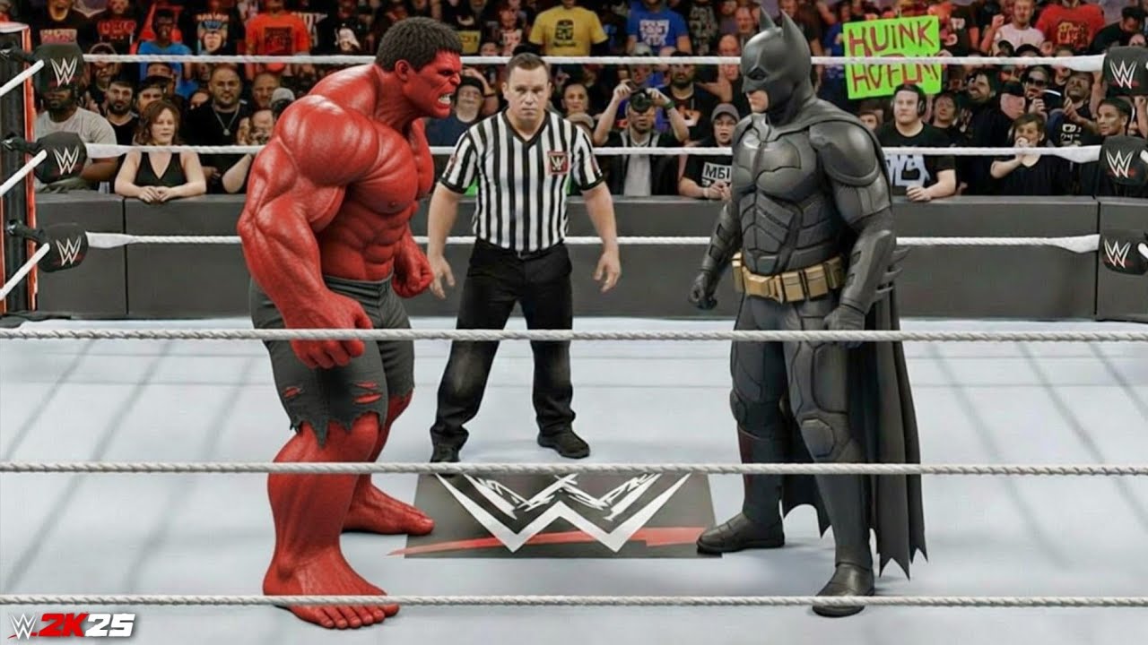 RED HULK VS BATMAN - EPIC BATTLE