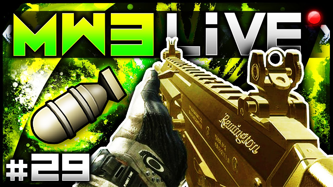ACR MOAB! + BONUS RUSHING MOAB! - MW3 LiVE #29 (Call of Duty: Modern Warfare 3 Gameplay)
