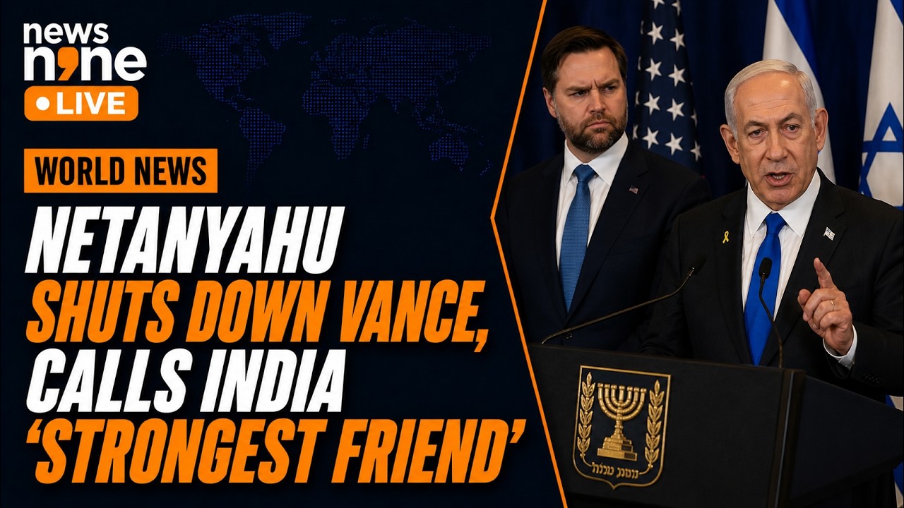 Netanyahu Calls India One of Israel's Strongest Friends, Counters JD Vance's Ally Remark