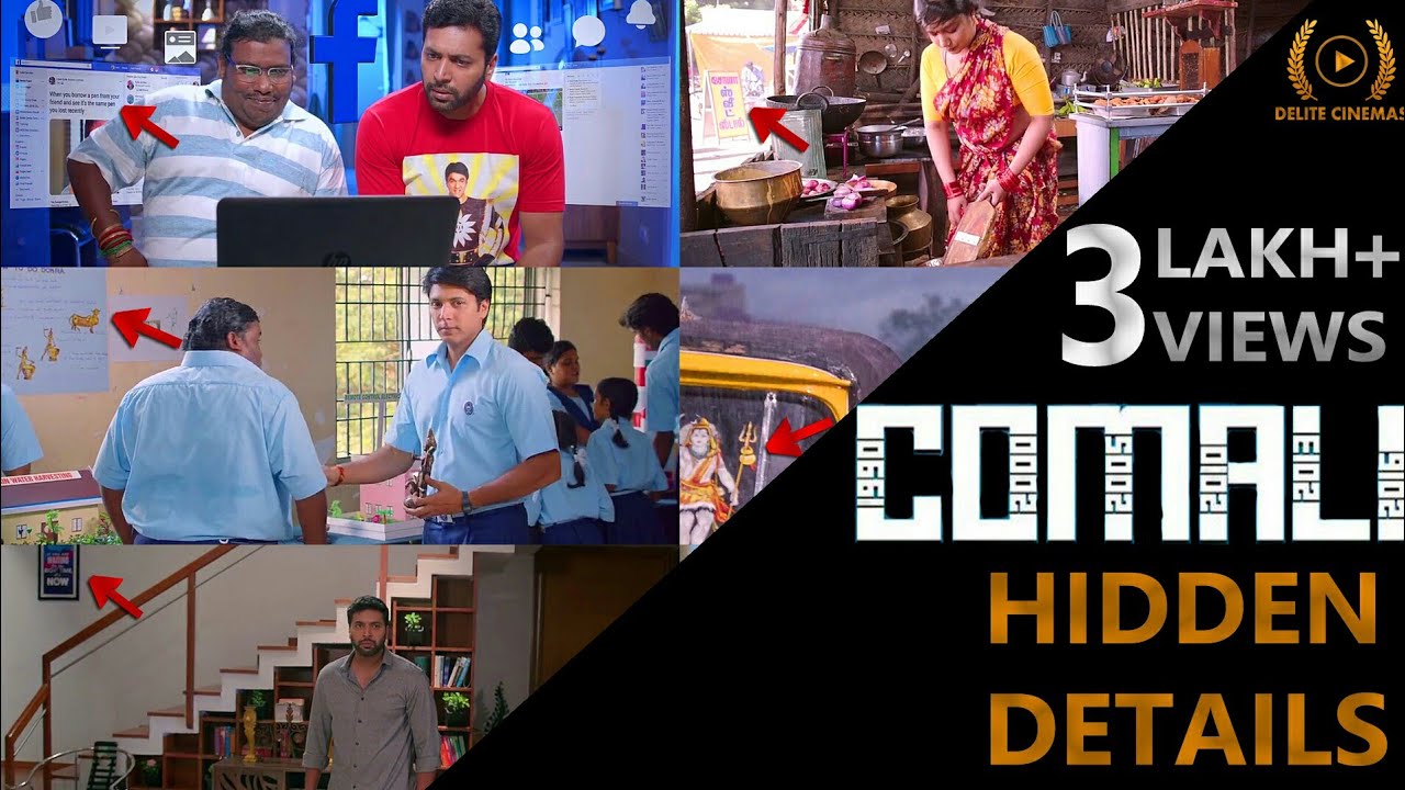 Hidden Details in Comali Movie l Jayam Ravi l Pradeep Ranganathan l By Delite Cinemas