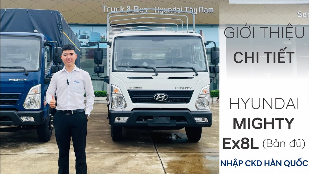 [Giới thiệu] xe tải Hyundai Mighty Ex8L 7.2 tấn (bản cao cấp) 2022 nhập CKD || Hotline 0943.938.105